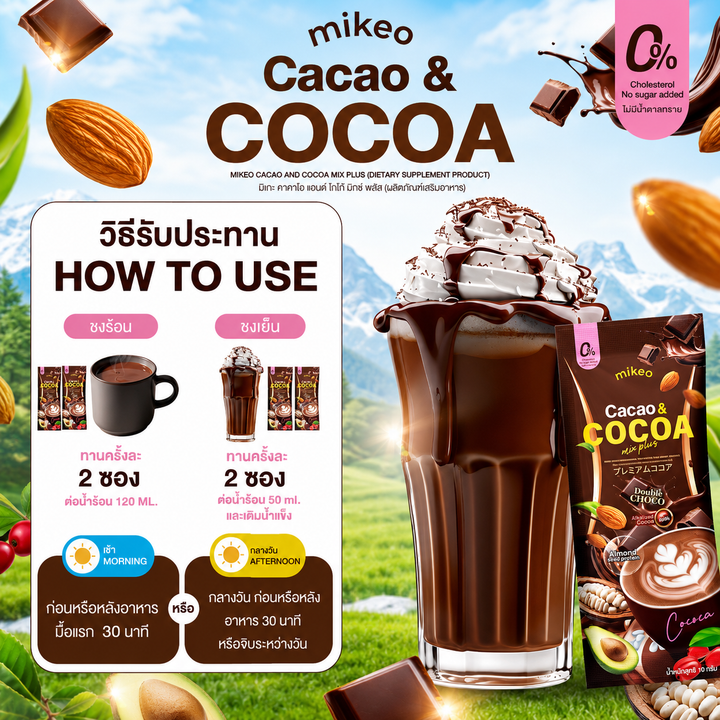 Mikeo Cacao & Cocoa Mix Plus