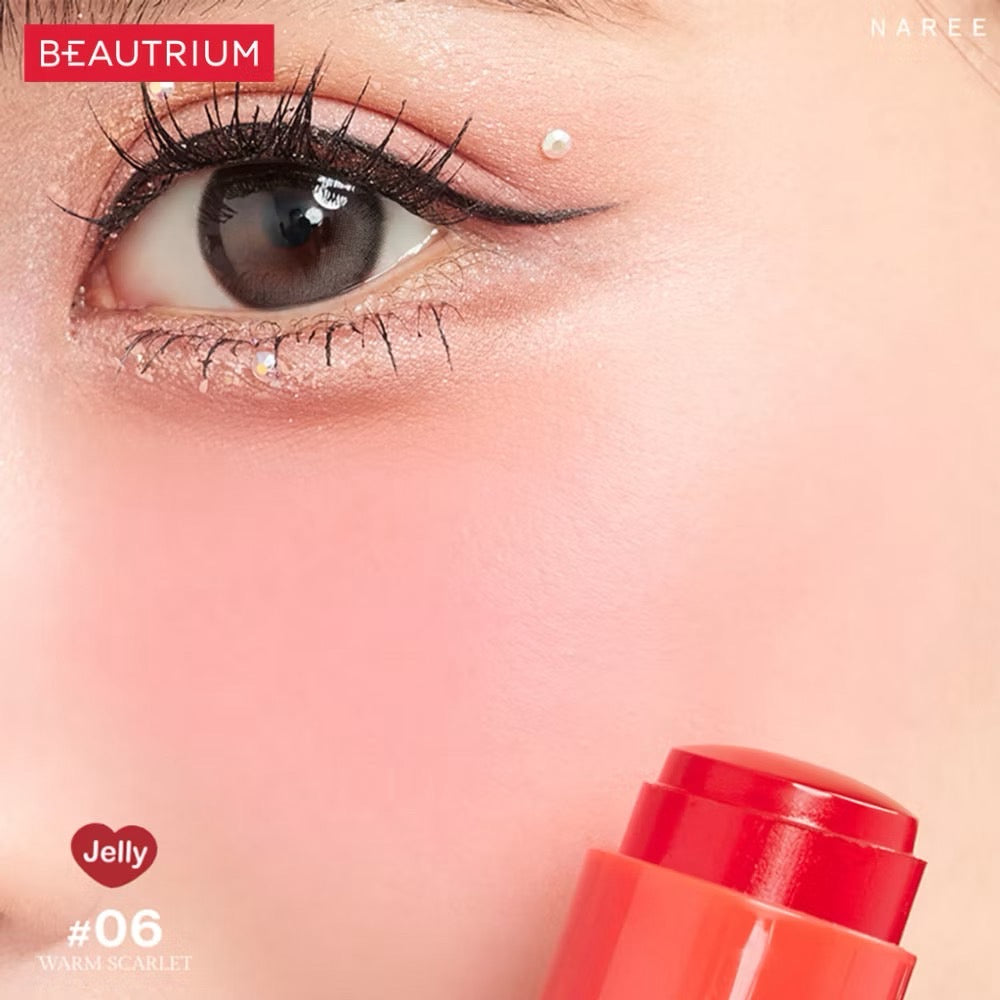 Naree Fantastic Blush Stick Balm / Warm Scarlet