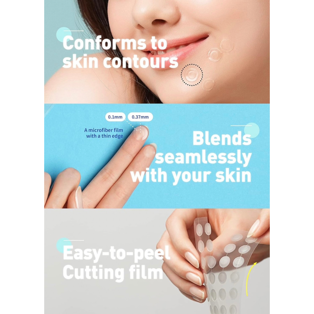 Korea’s #1 Olive Young acne patch — thin, invisible, long-lasting