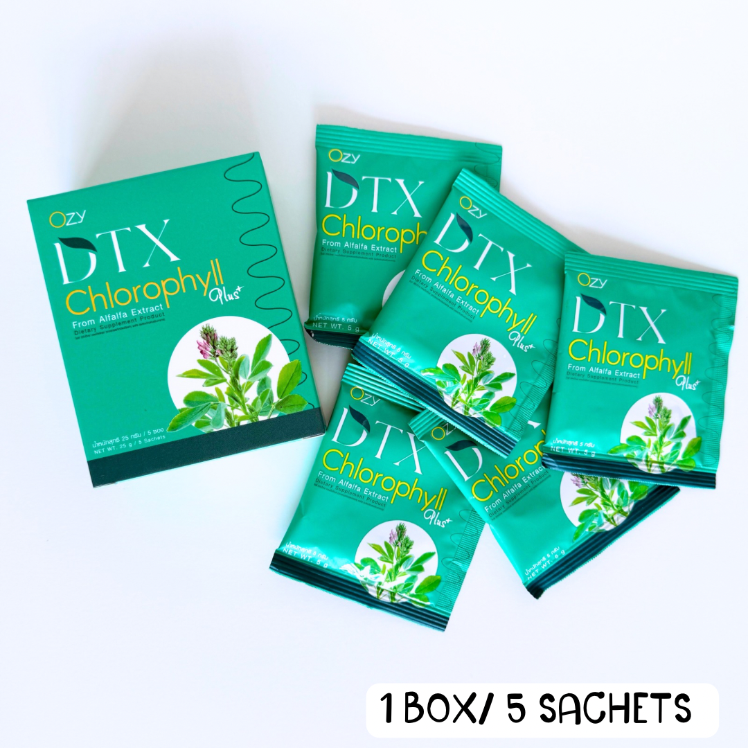 DTX Chlorophyll Detox Dietary Supplement / 3 BOXES