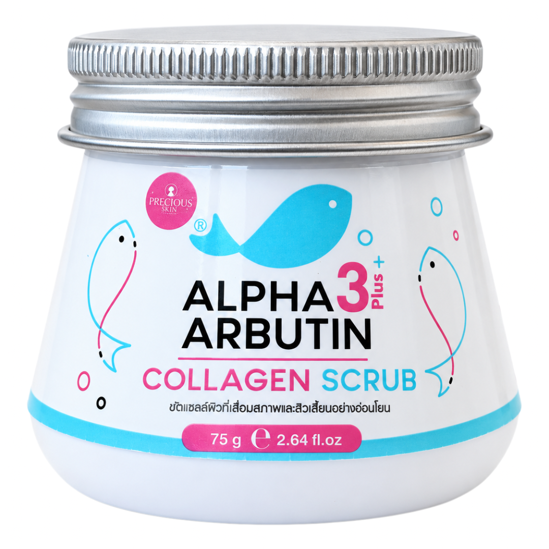 Precious Skin Alpha Arbutin 3 Plus Collagen Scrub