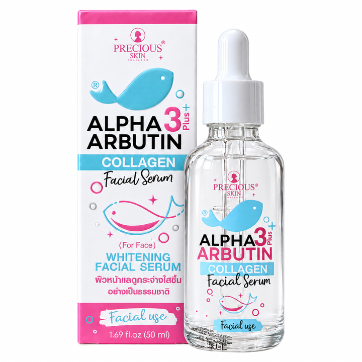Precious Skin Alpha Arbutin 3 Plus Collagen Facial Serum