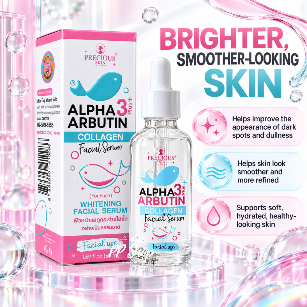 Precious Skin Alpha Arbutin 3 Plus Collagen Facial Serum