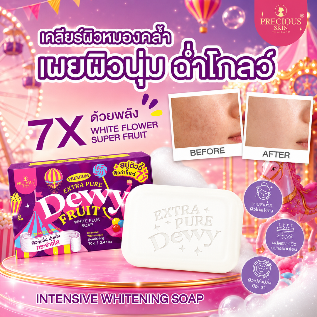 Precious Skin Premium Extra Pure Dewy Fruity White Plus Soap
