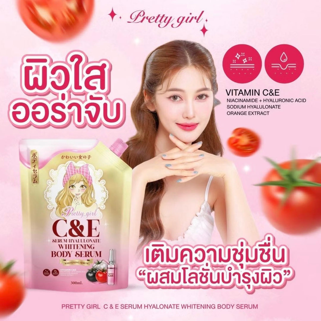 Pretty Girl C&E Hya Whitening Body Serum