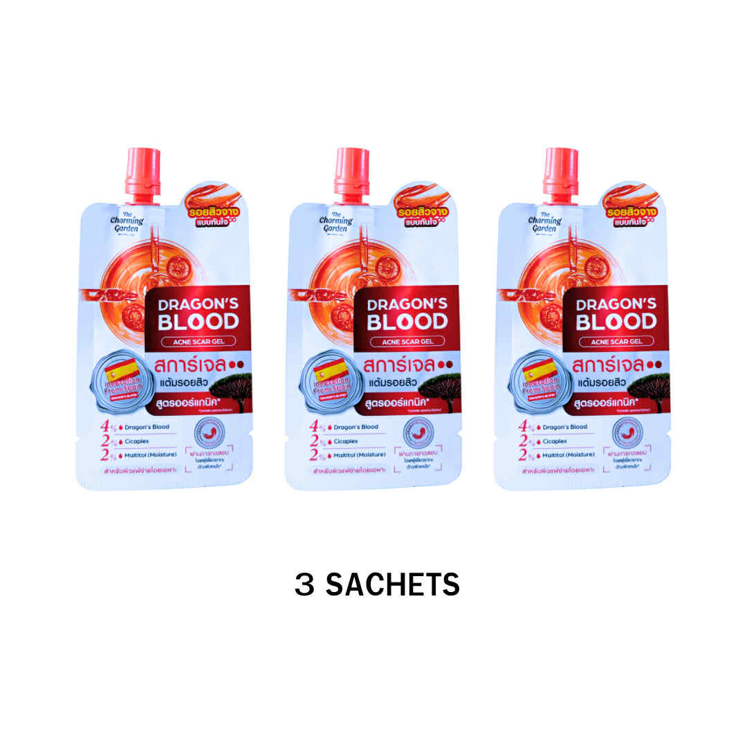 The Charming Garden Dragon's Blood Acne Scar 7g. (6 Sachets)