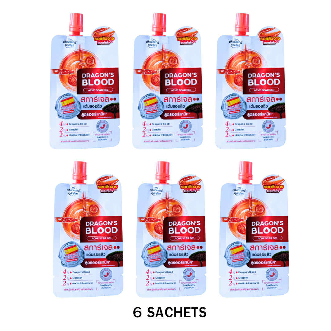 The Charming Garden Dragon's Blood Acne Scar 7g. (6 Sachets)