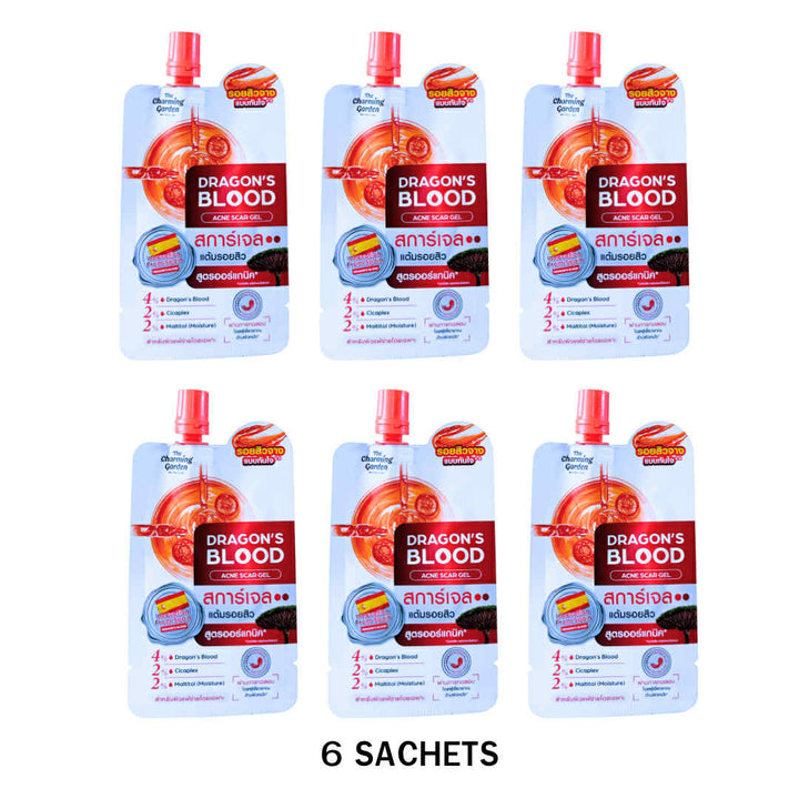 The Charming Garden Dragon's Blood Acne Scar 7g. (6 Sachets)