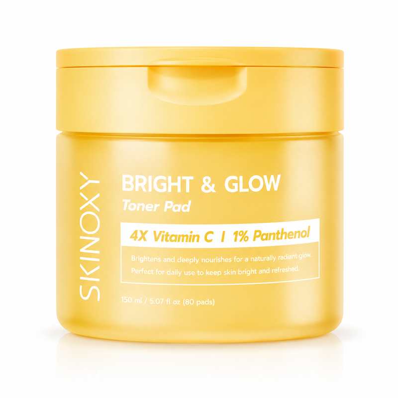 SKINOXY BRIGHT & GLOW TONER PAD