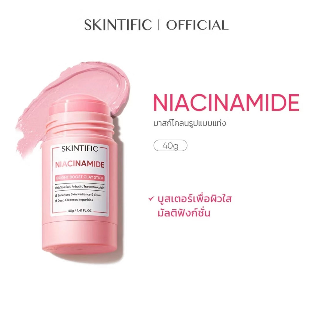 SKINTIFIC NIACINAMIDE BRIGHT BOOST CLAY STICK