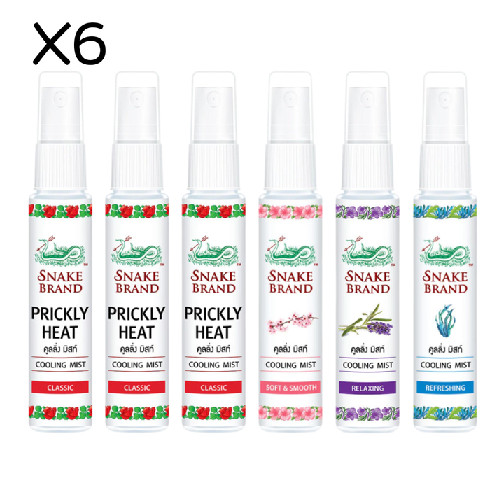 Snake Brand Cooling Mist / 6 PCS