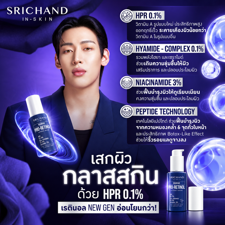 Srichand In-Skin Resurface Pro-Retinol Intense Serum