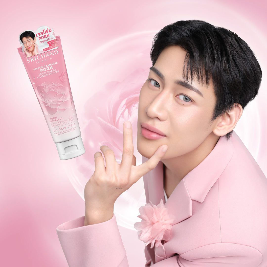 Srichand Phyto Camellia PDRN Bright Glow Cleansing Gel Foam