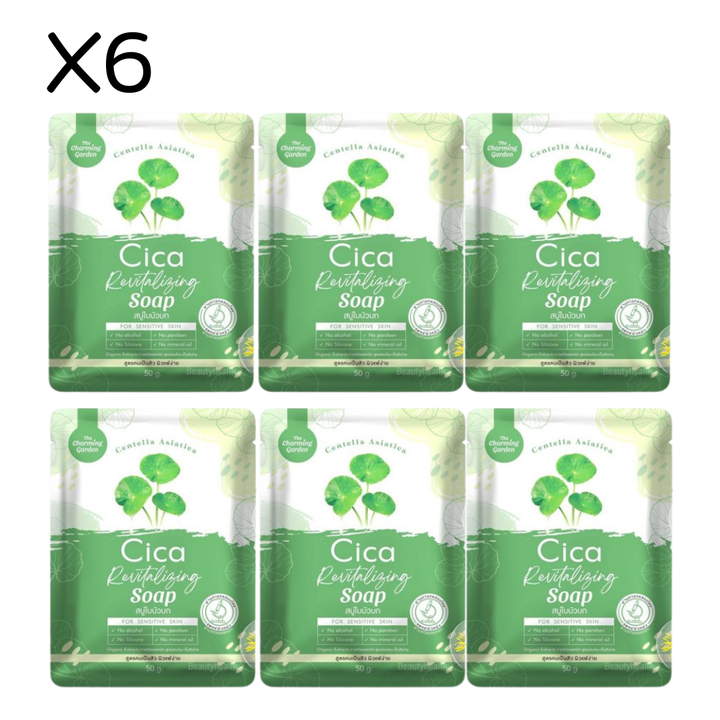 The Charming Garden Cica Soap / 6 Bars