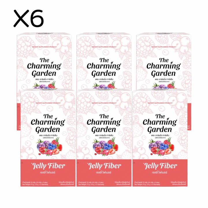 The Charming Garden Jelly Fiber / 6 Sachets