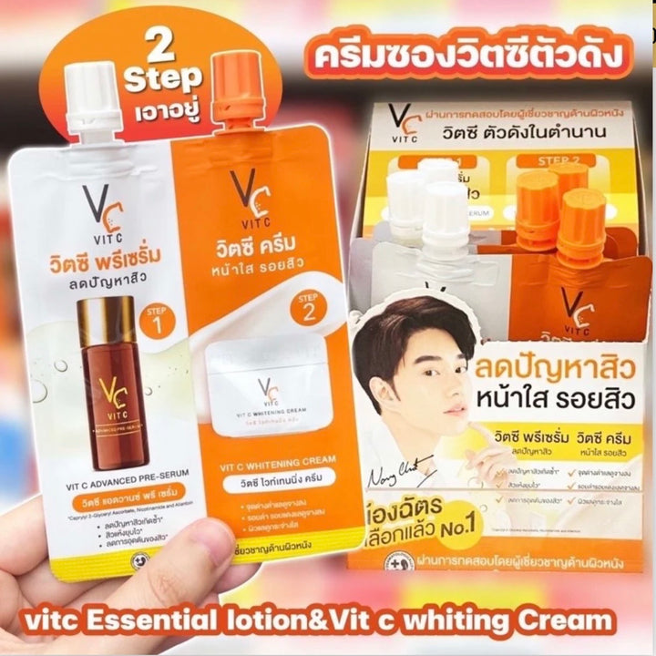 Ratcha Vit C Advance Pre Serum & Whitening Cream