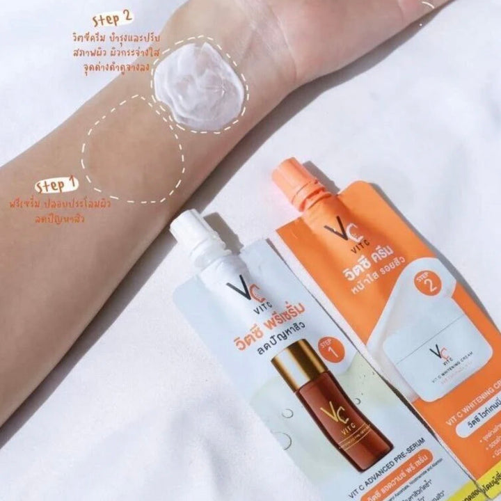 Ratcha Vit C Advance Pre Serum & Whitening Cream